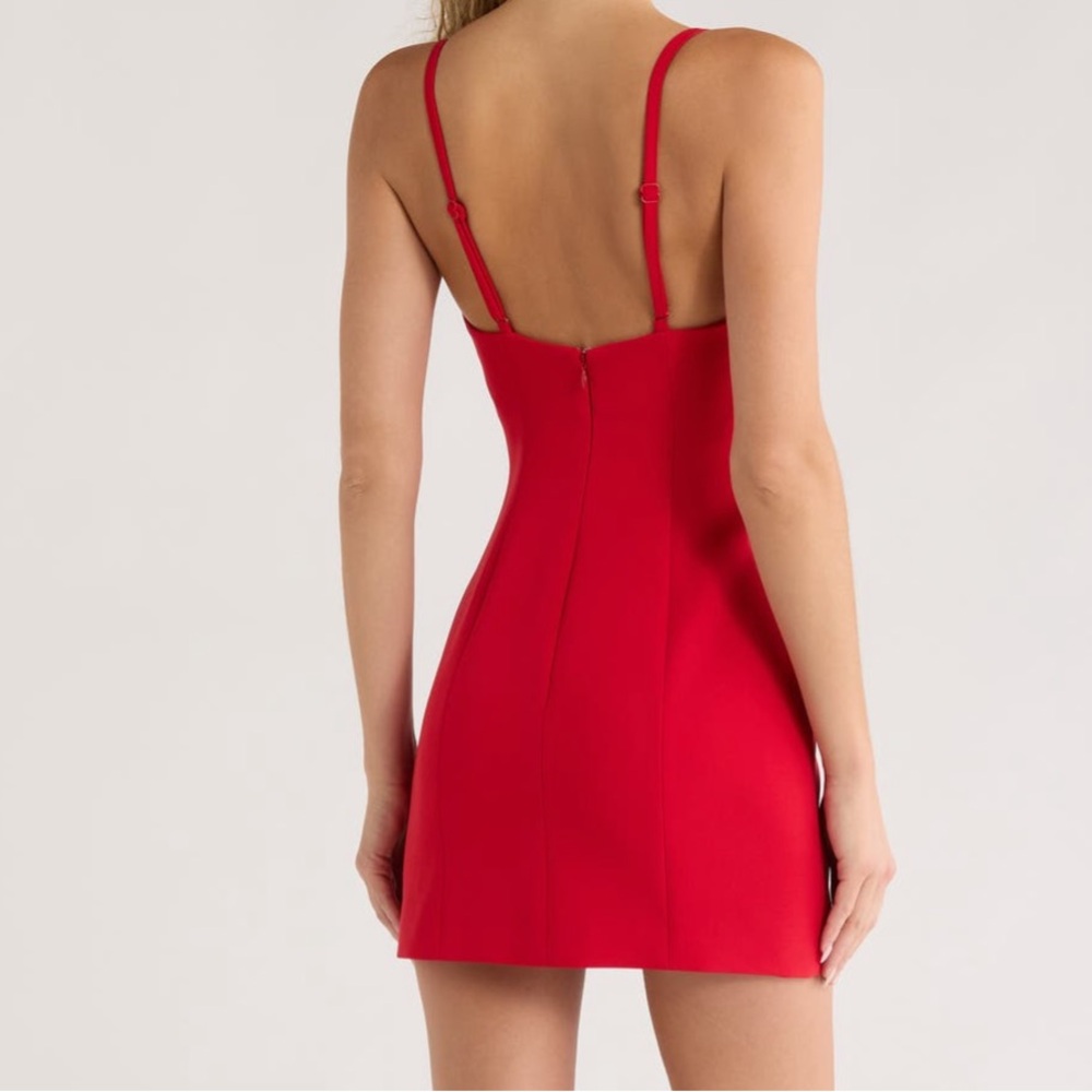 New Cinq a Sept Adele embellished bow mini dress - Picture 2 of 3
